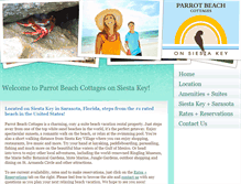 Tablet Screenshot of parrotbeachcottages.com